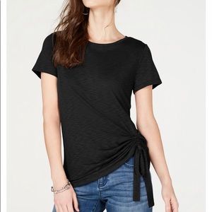 INC black ruched top